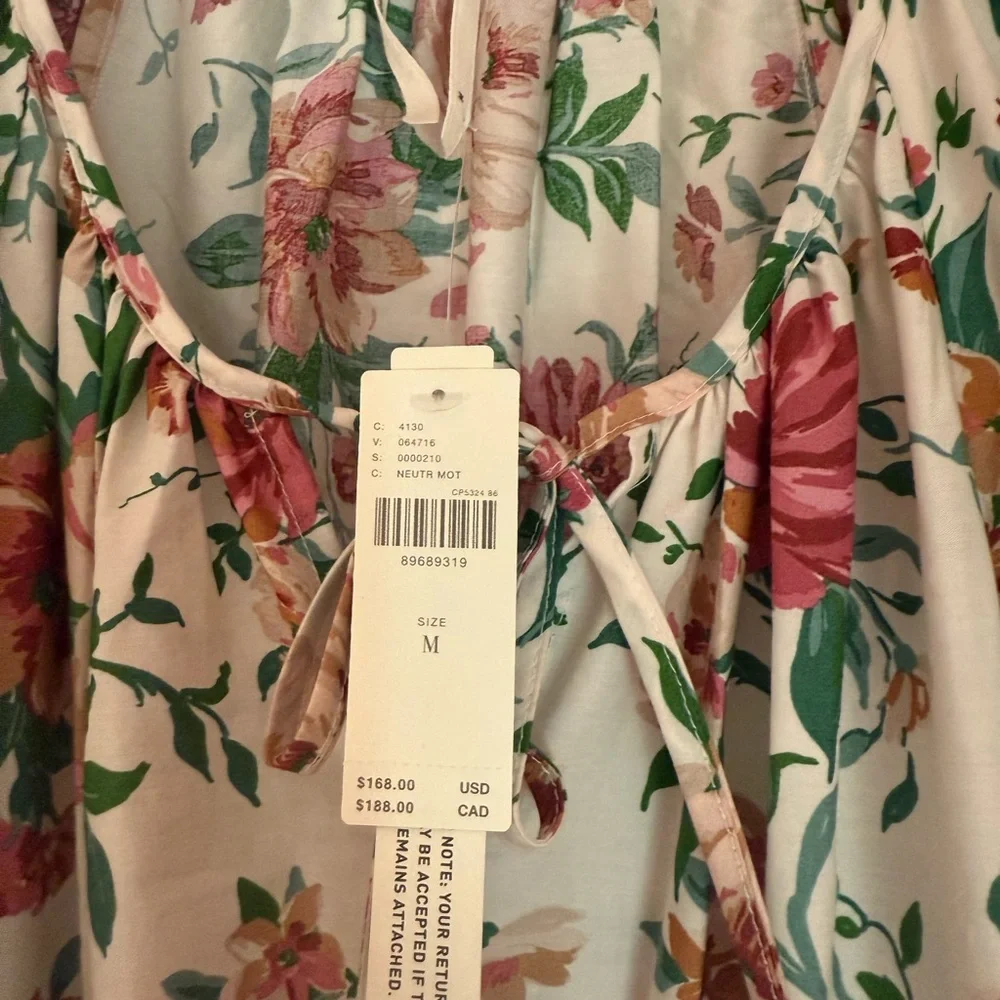 💕Anthropologie The Somerset Maxi Dress Puff Sleeve Edition size medium Brand New - Picture 12 of 12